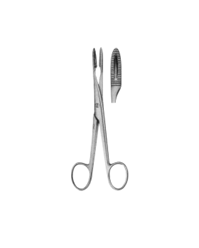 Sponge and Dressing Forceps Without Ratchet