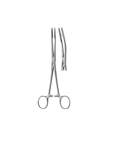Sponge and Dressing Forceps Curved With Ratchet