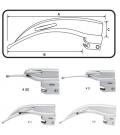 Fiber Optic Laryngoscope Macintosh Blades