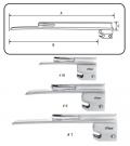Fiber Optic Laryngoscope Miller Blades